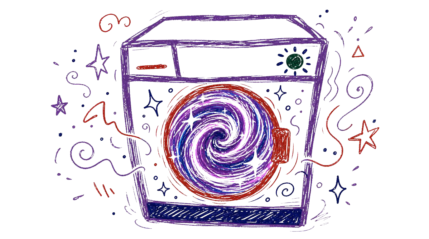 The seventh machine, mid-spin